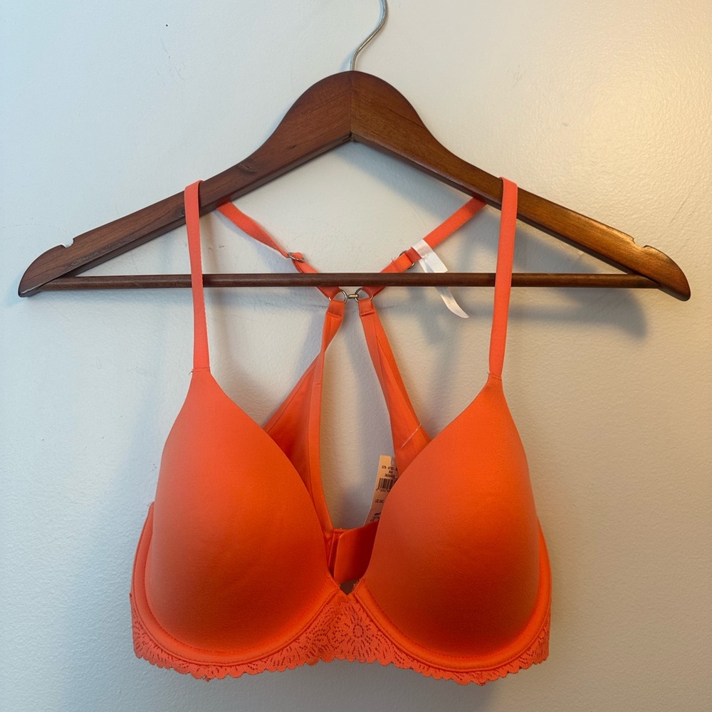 NWT Aerie Vibrant Orange Lace Bra